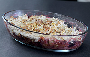 Recipe no. 25 – fruit and nut crumble